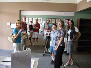 Parkinson family tours exhibit